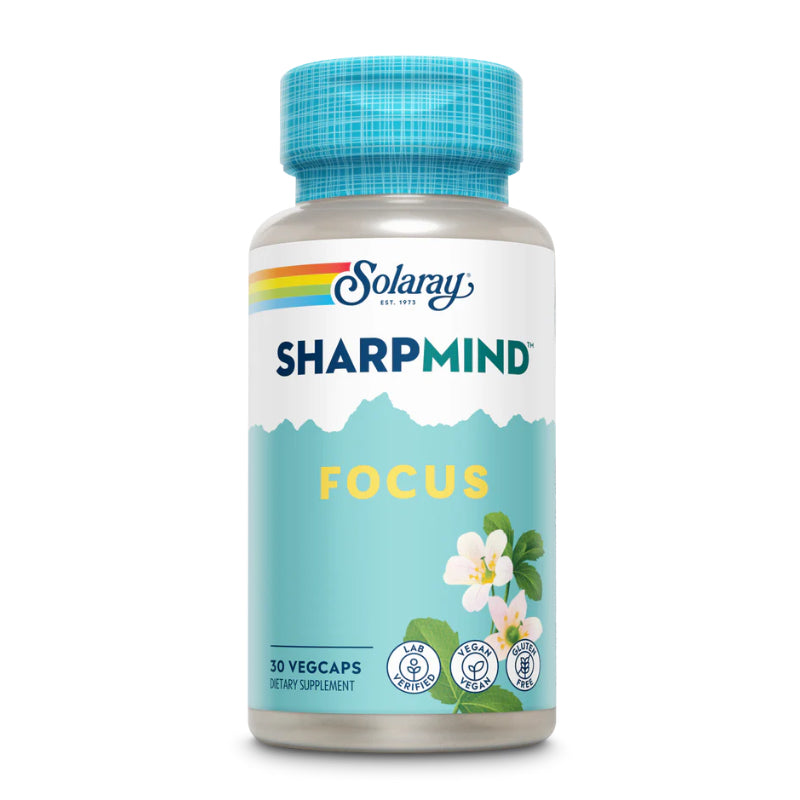 Sharp Mind Focus · Solaray · 30 cápsulas