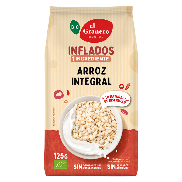Arroz Integral Hinchado · El Granero Integral · 125 gramos
