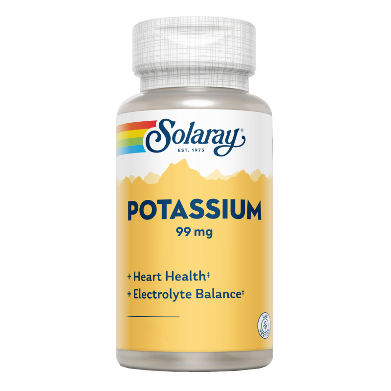 Potasio Citrato 99 mg · Solaray · 60 cápsulas