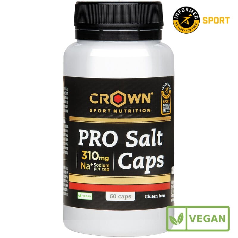 PRO Salt Caps · Crown Sport Nutrition · 60 cápsulas