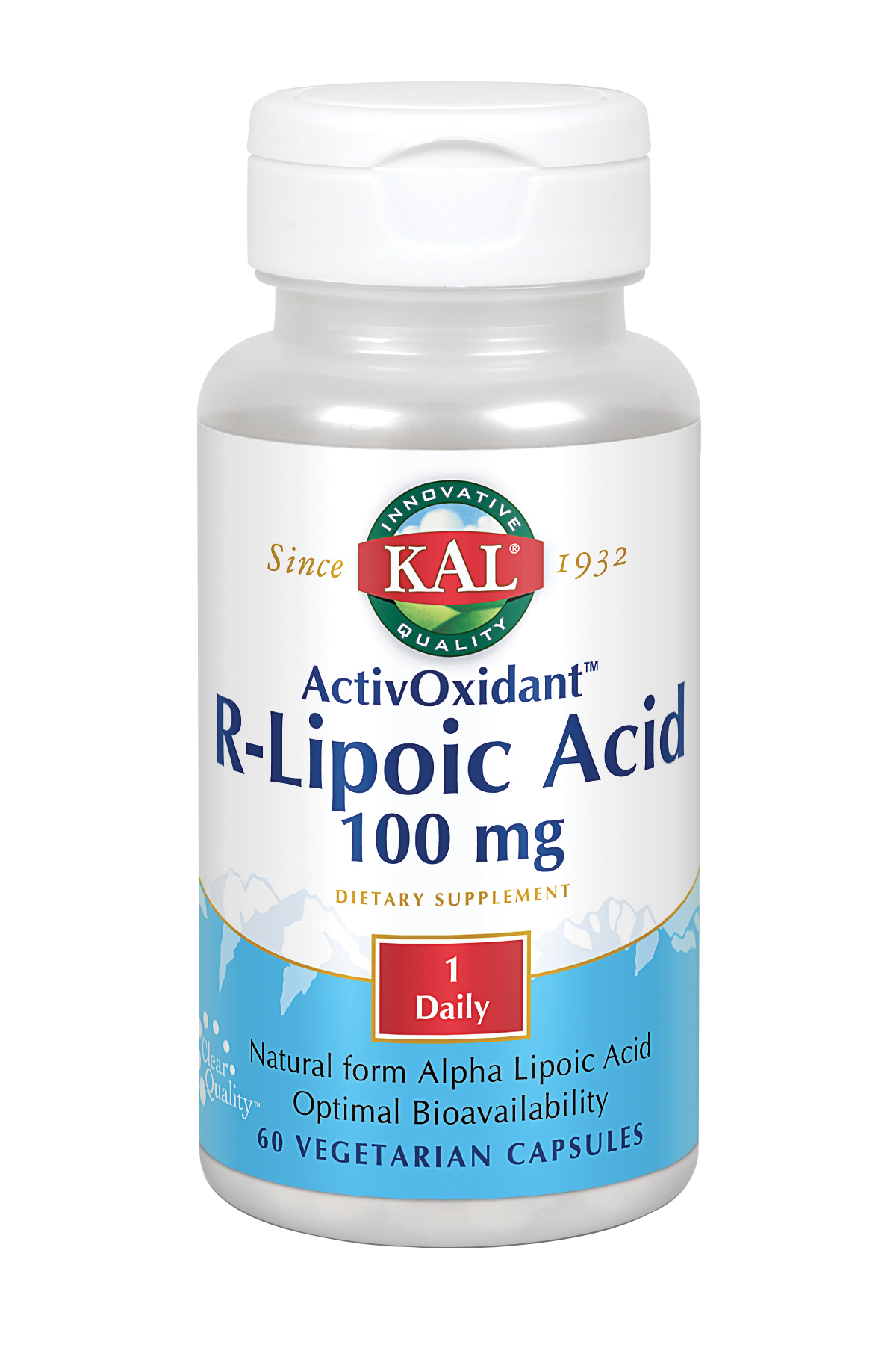 Acido R-Lipoico 100 mg · KAL · 60 cápsulas