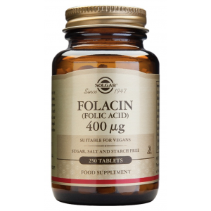 Folacin 400 mcg · Solgar · 250 comprimidos