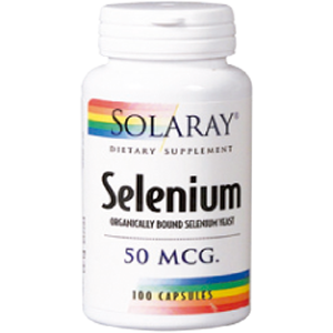 Selenio 50 mcg · Solaray · 100 cápsulas