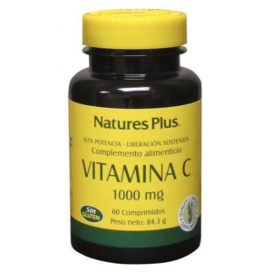 Vitamina C 1.000 mg · Nature's Plus · 60 comprimidos