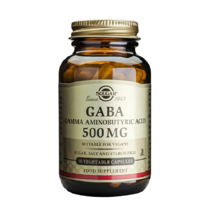 GABA 500 mg · Solgar · 50 cápsulas