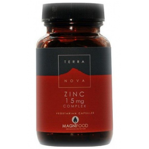 Zinc Complex 15 mg · TerraNova · 50 cápsulas