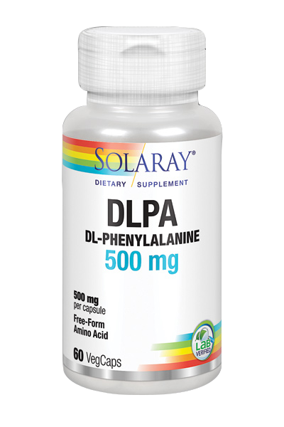 DLPA 500 mg · Solaray · 60 cápsulas