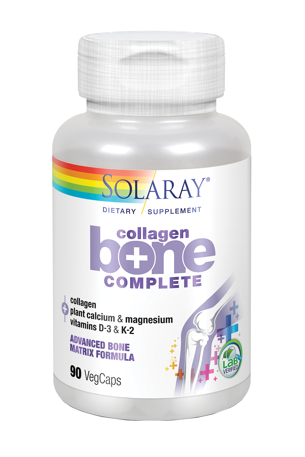 Collagen Bone Complete · Solaray · 90 Cápsulas