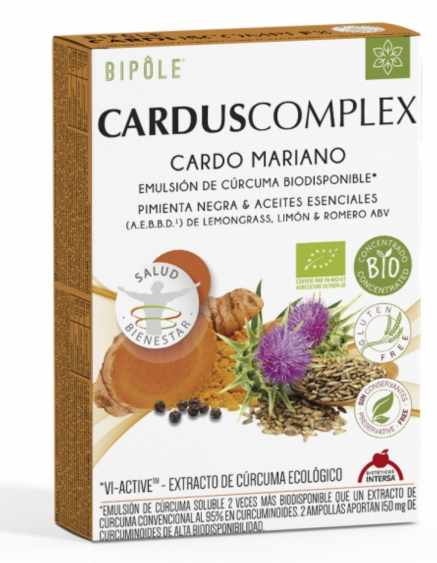 Bipole Cardus Complex · Dieteticos Intersa · 20 ampollas