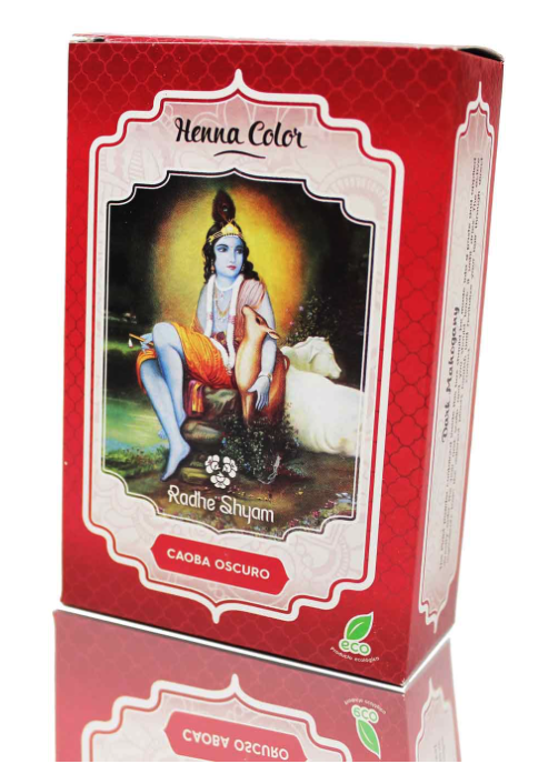 Henna Caoba Oscuro · Rhade Shyam · 100 gramos