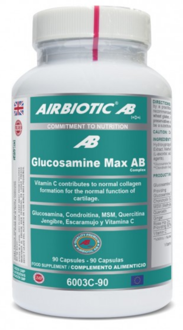 Glucosamine Max AB Complex · Airbiotic · 90 cápsulas