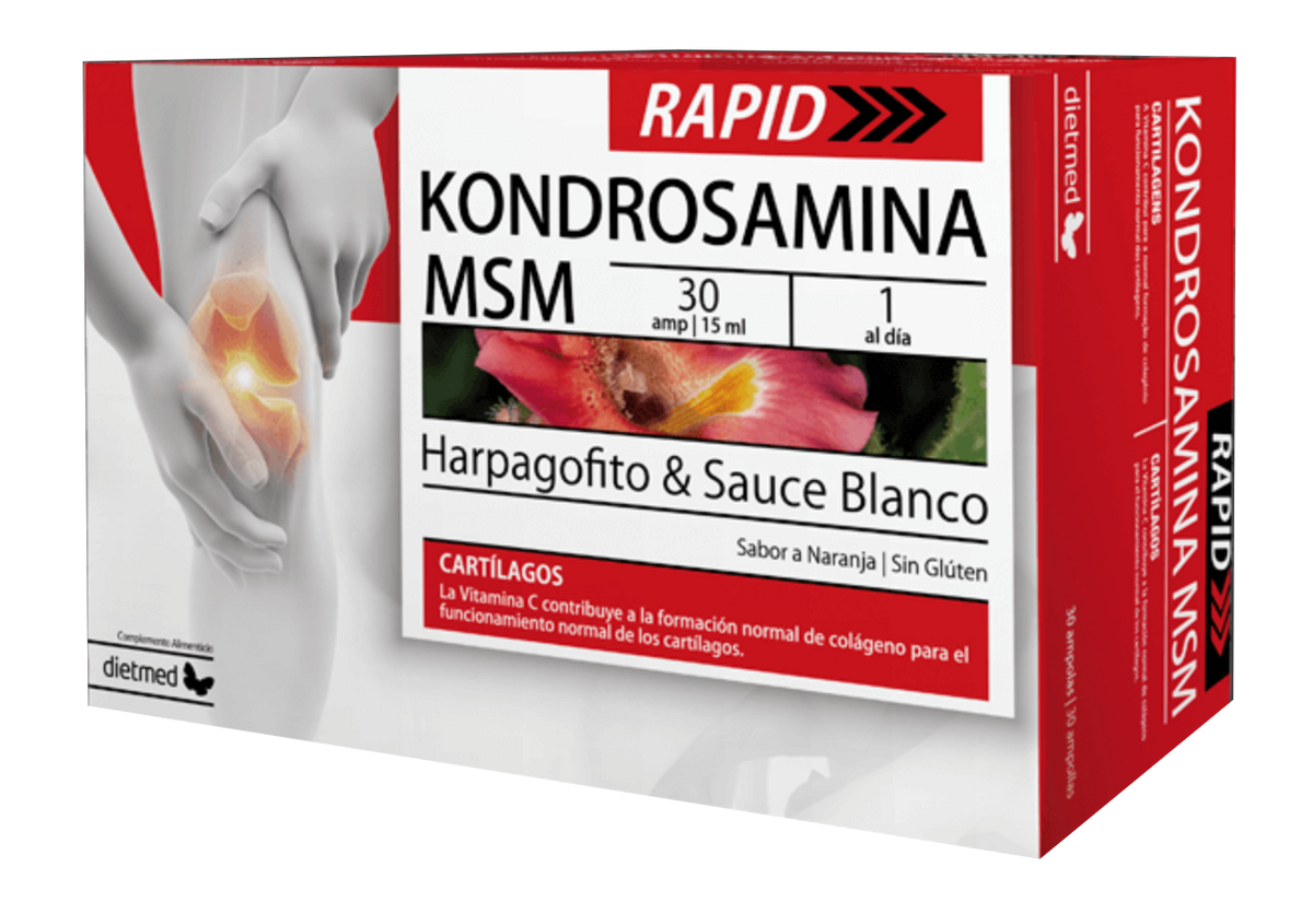 Kondrosamina MSM Rapid · DietMed · 30 ampollas