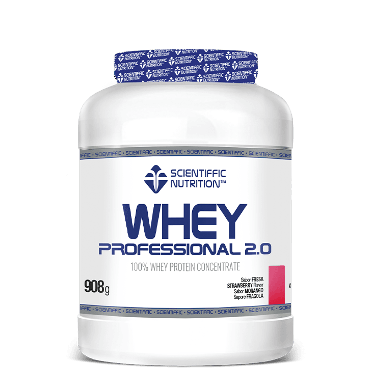 Whey Professional 2.0 Sabor Fresa 908 gramos