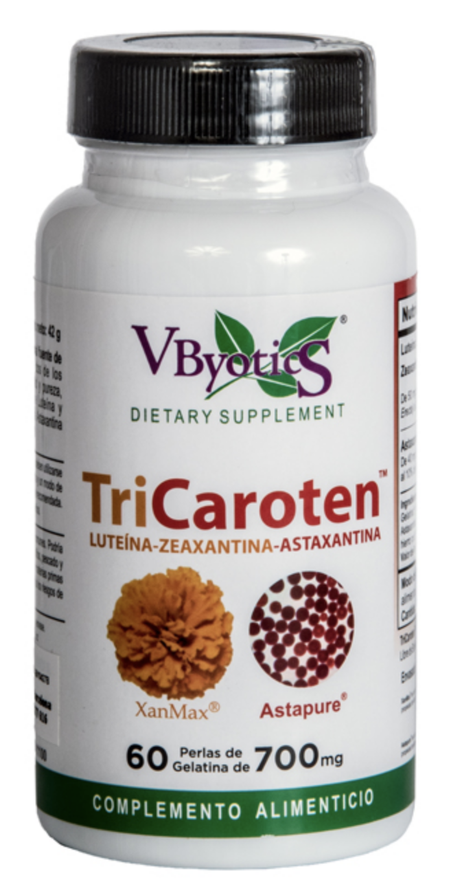 Tricaroten · VByotics · 60 perlas