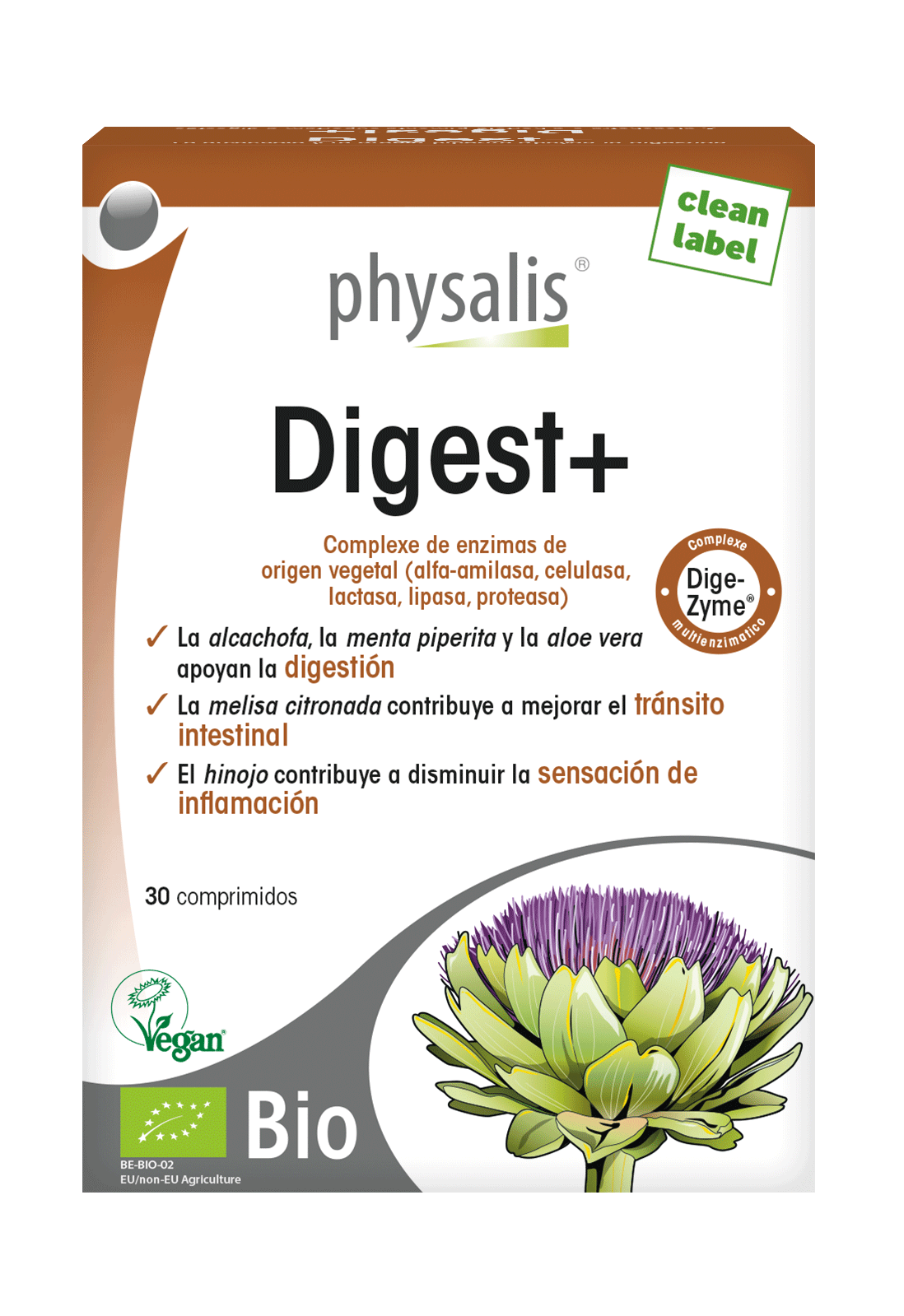 Digest+ · Physalis · 30 comprimidos