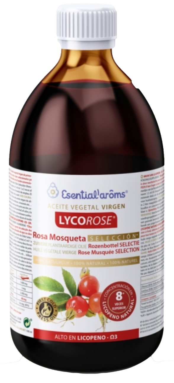 Lycorose - Aceite Vegetal de Rosa Mosqueta · Esential'Aroms · 500 ml