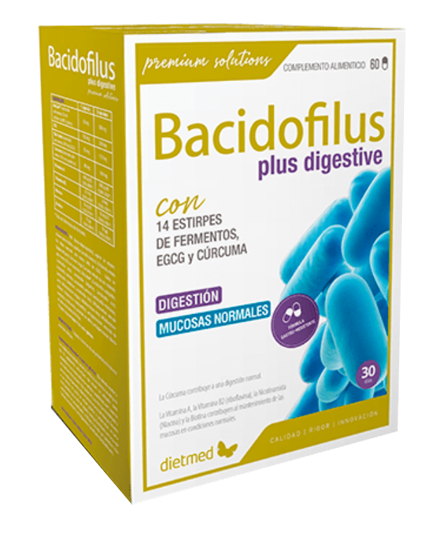 Bacidofilus Plus · DietMed · 60 cápsulas