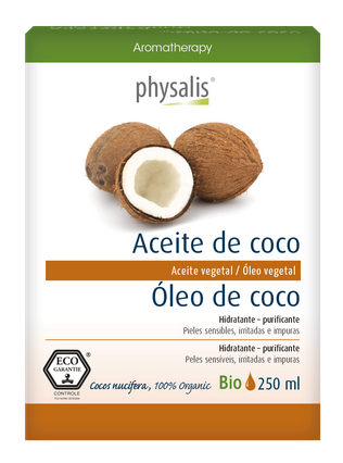 Aceite Vegetal de Coco · Physalis · 250 ml