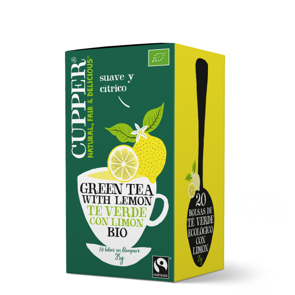 Te Verde con Limón BIO · Cupper · 20 filtros
