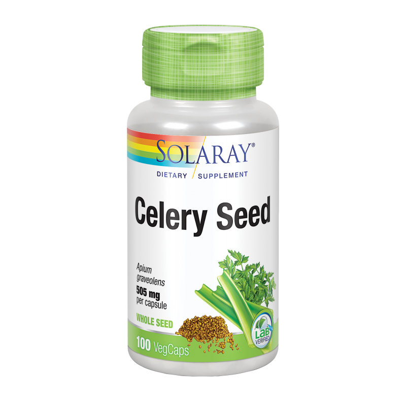 Celery Seed · Solaray · 100 cápsulas