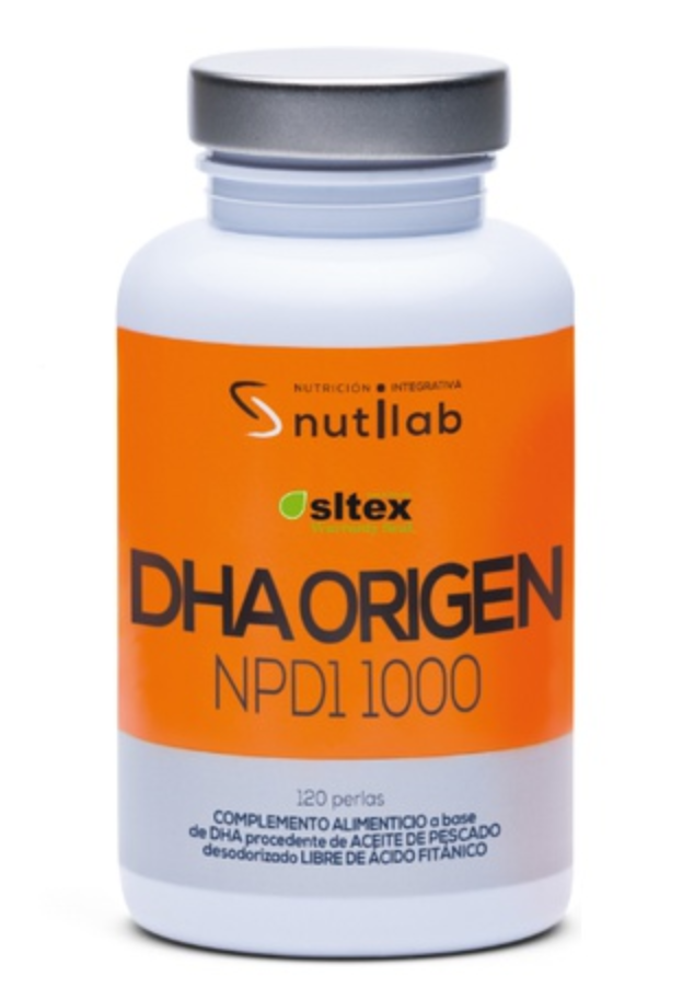 DHA Origen NPD1 1.000 mg · Nutilab · 120 perlas