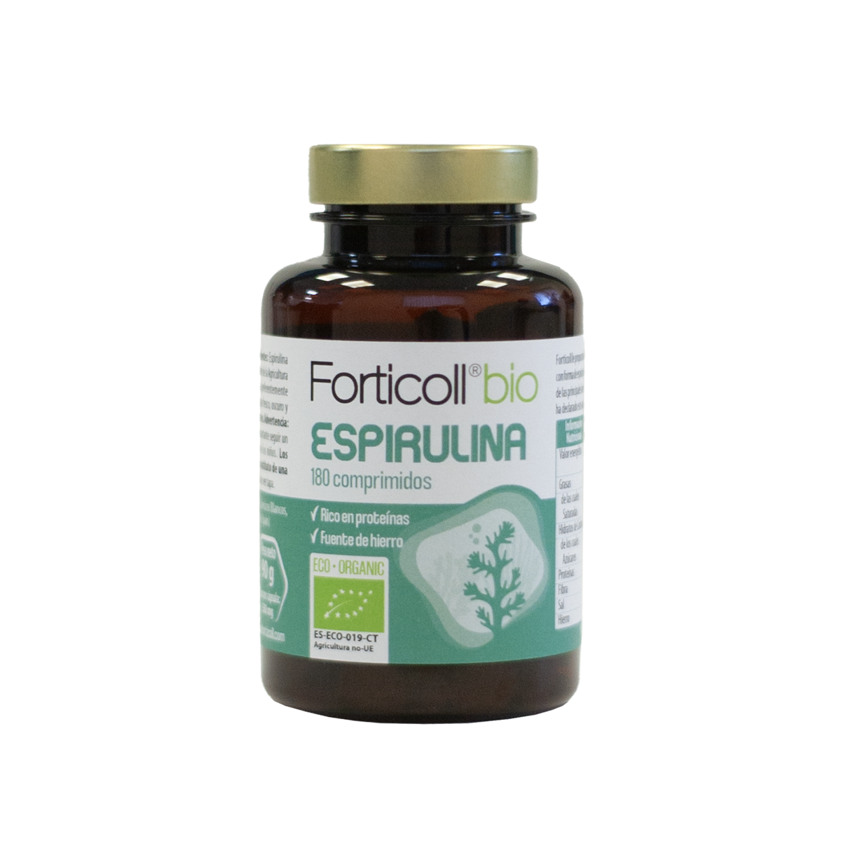 Experience Espirulina Bio · Forticoll · 180 comprimidos