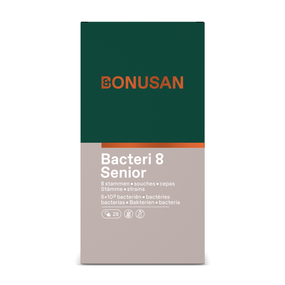Bacteri 8 Senior · Bonusan · 28 cápsulas