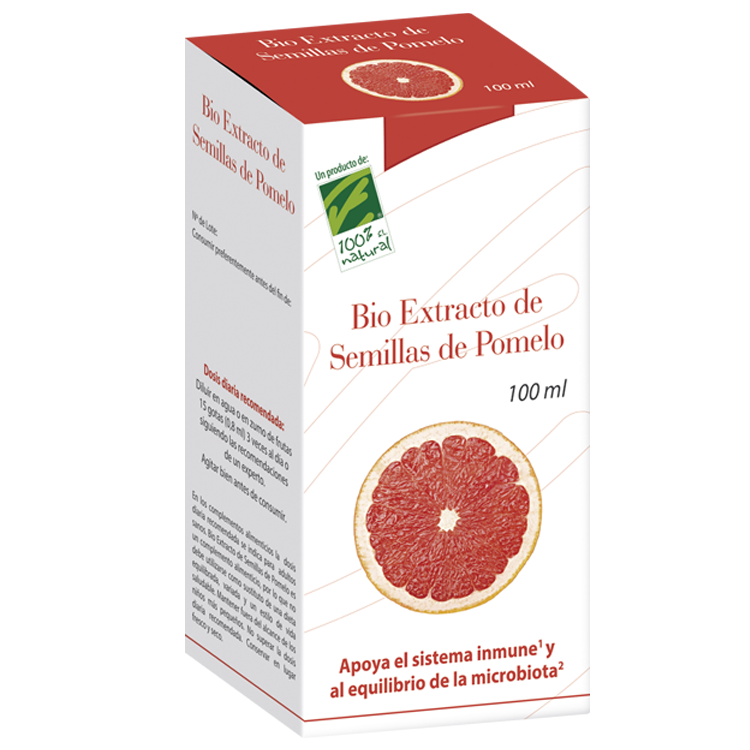 Extracto de Semillas de Pomelo Bio · 100% Natural · 100 ml