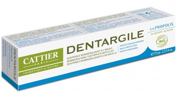 Dentífrico Dentargile Própolis · Cattier · 75 ml