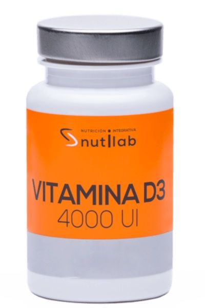 Vitamina D3 4.000 UI · Nutilab · 60 perlas