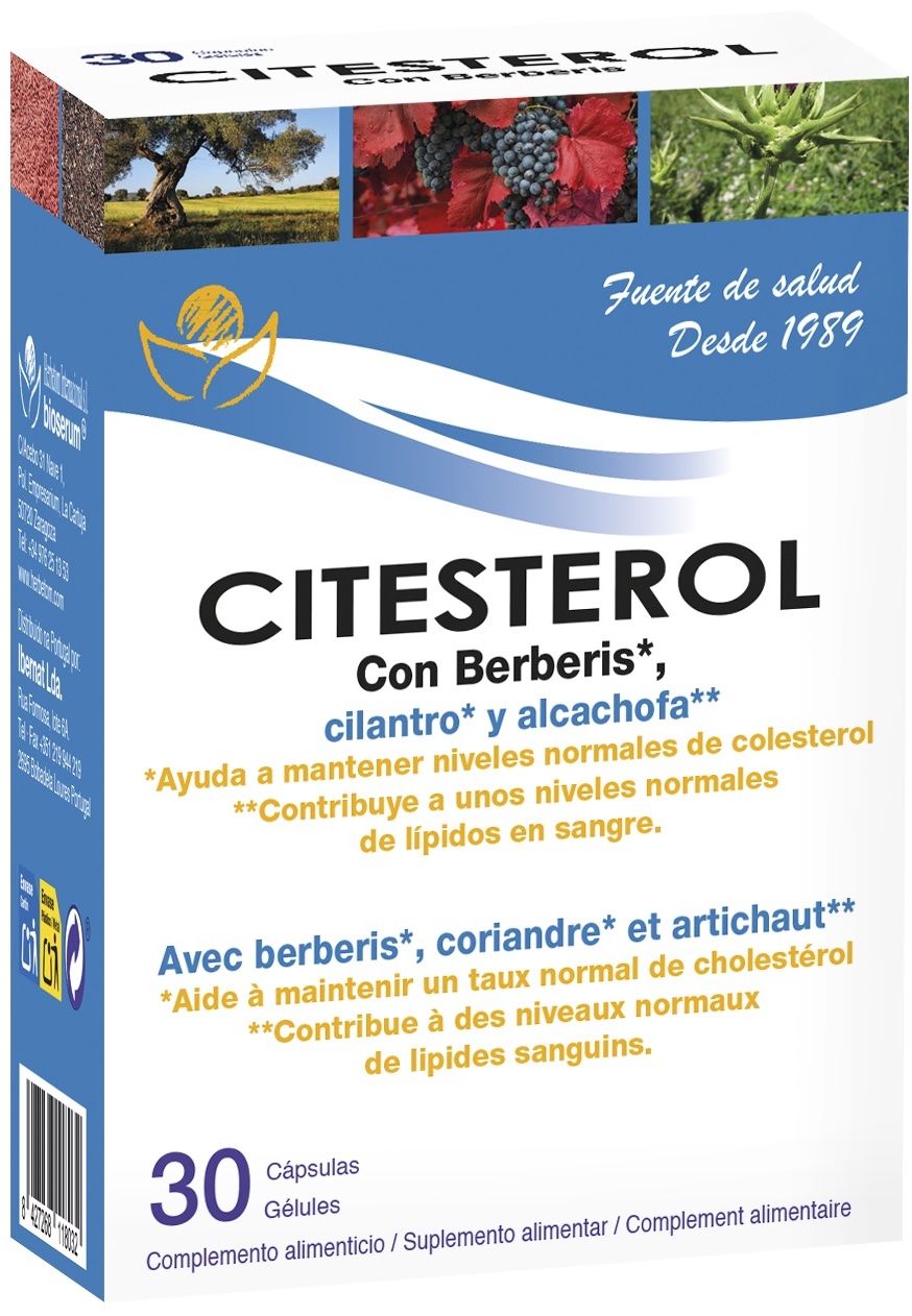 Citesterol con Berberis · Bioserum · 30 cápsulas