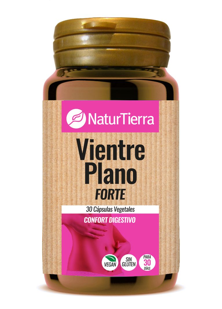 Vientre Plano Forte · NaturTierra · 30 cápsulas