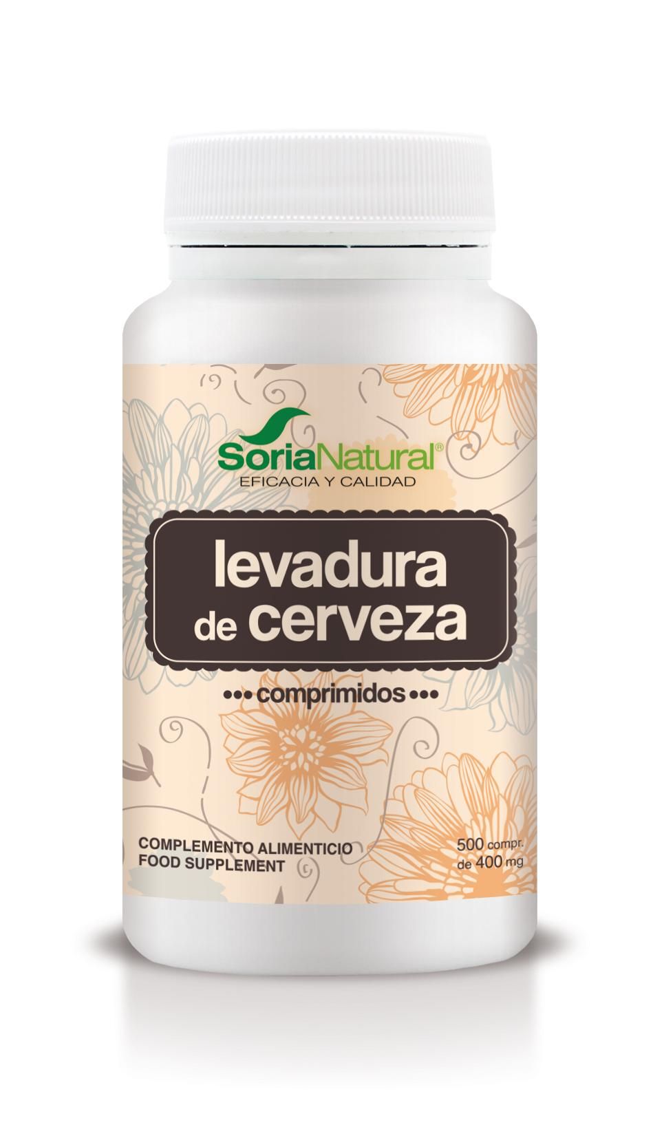 Levadura de Cerveza · Soria Natural · 500 comprimidos