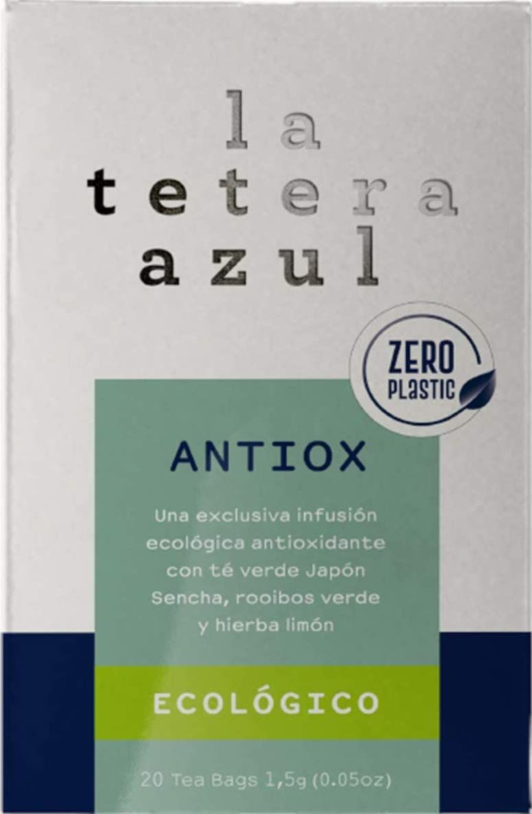 Organic Antiox · La Tetera Azul · 20 filtros
