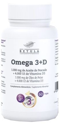 Omega 3 + D · Betula · 60 cápsulas