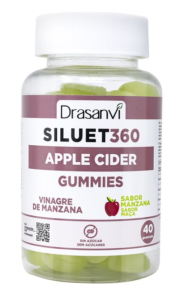 Siluet 360 - Vinagre de Manzana · Drasanvi · 40 gominolas