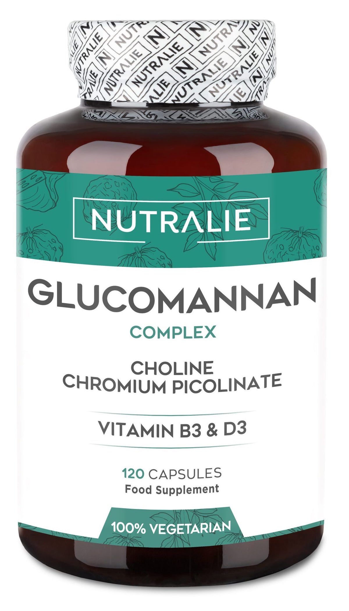 Glucomanano Complex · Nutralie · 120 cápsulas