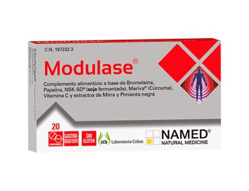 Modulase · Cobas · 20 comprimidos