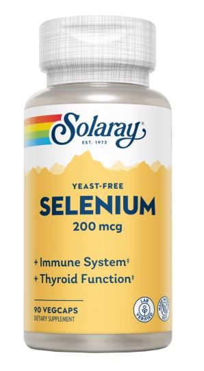 Selenio 200 mcg · Solaray · 90 cápsulas