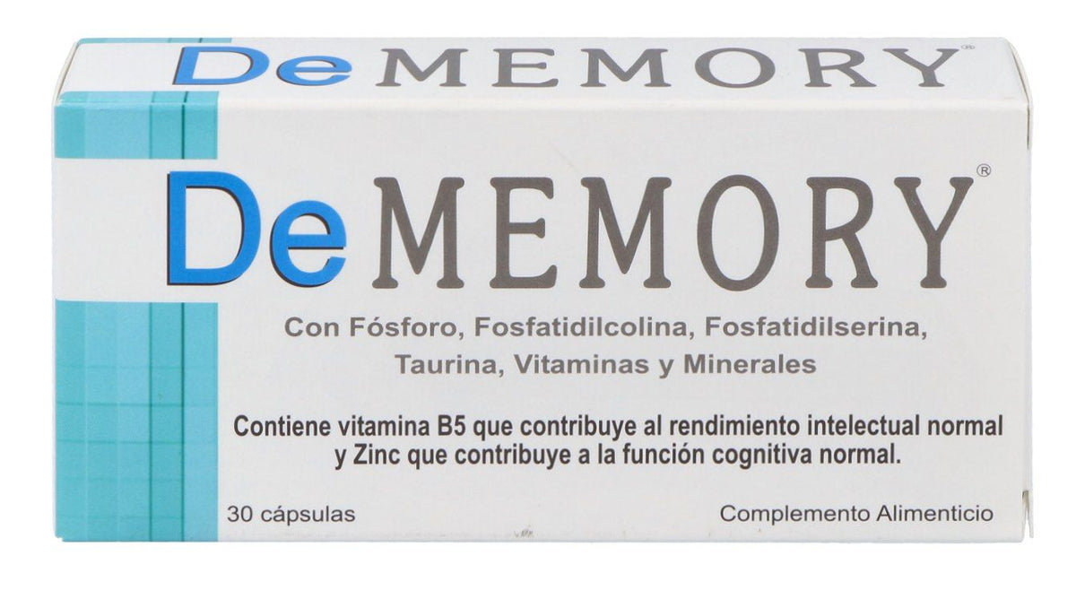 DeMemory · Pharma OTC · 30 cápsulas