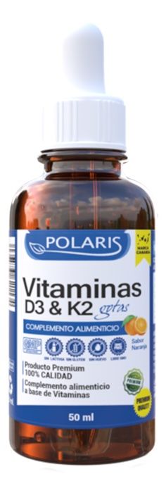 Vitamina D3 & K2 Gotas · Polaris · 50 ml