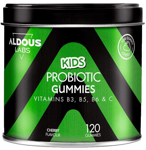 Probióticos con Vitaminas para Niños · Aldous Bio · 120 gummies