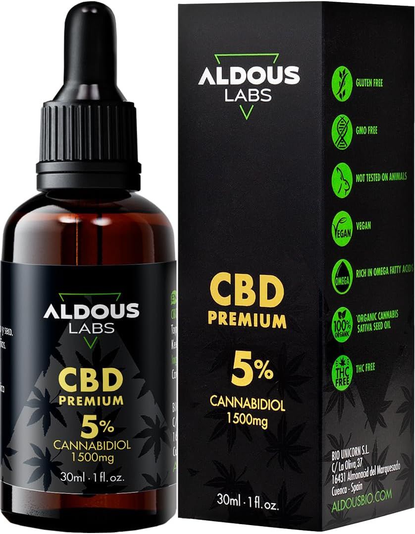 Aceite CBD 5% Premium · Aldous Bio · 30 ml