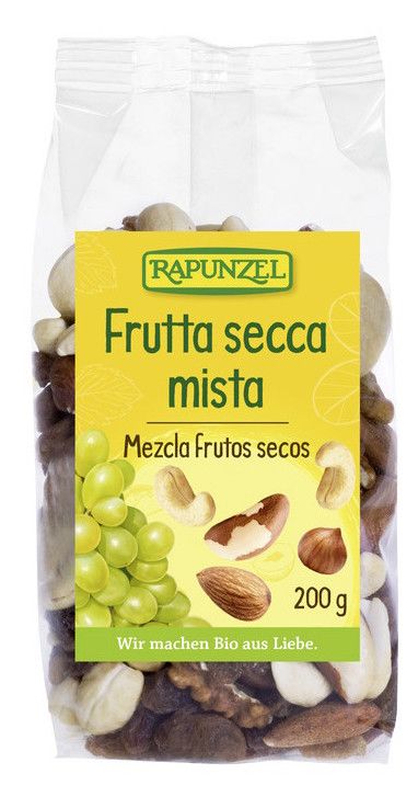 Mezcla de Frutos Secos · Rapunzel · 200 gramos