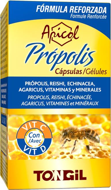 Apicol Própolis · Tongil · 40 cápsulas