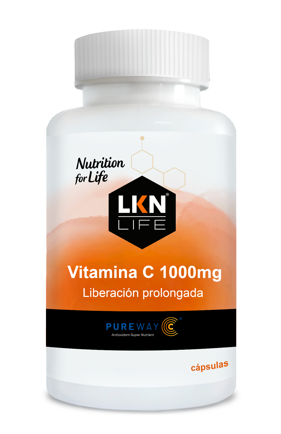 Vitamina C 1.000 mg - Liberación Prolongada · LKN Life · 60 cápsulas