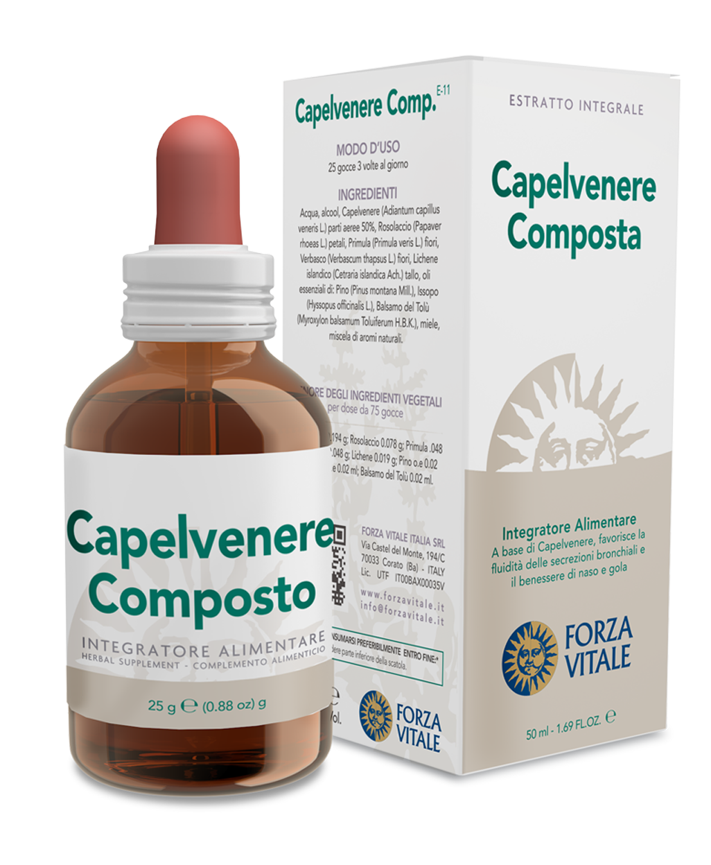Capelvenere Composto · Forza Vitale · 50 ml