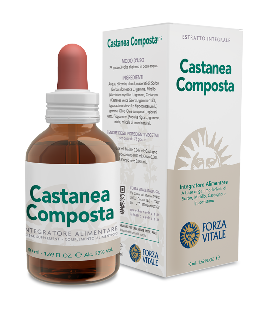 Castanea Composta · Forza Vitale · 50 ml