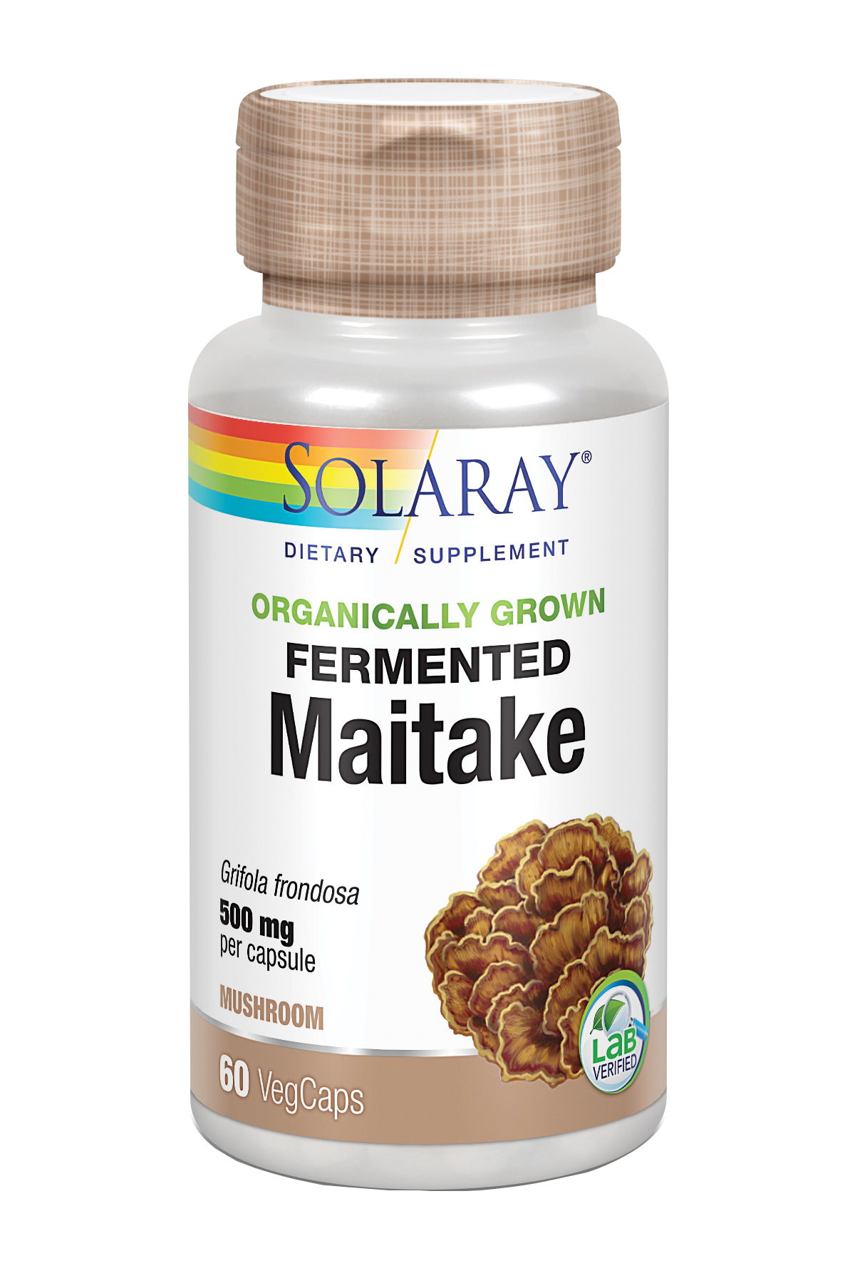 Maitake Fermentado · Solaray · 60 cápsulas