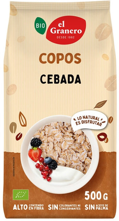 Copos de Cebada · El Granero Integral · 500 gramos